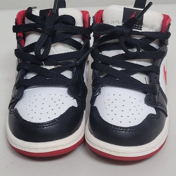 Nike Jordan 1 Mid Bread 640735-122 Toddler Shoes Sneakers Size 6c. - Picture 7 of 9